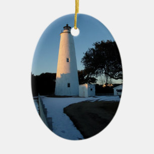 Ocracoke Island Christmas Ceramic Tree Decoration