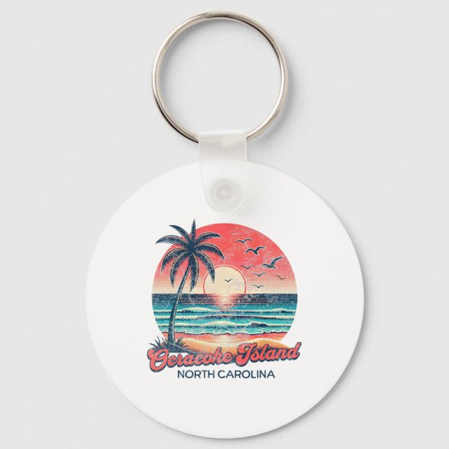 Ocracoke Island  Key Ring (Front)
