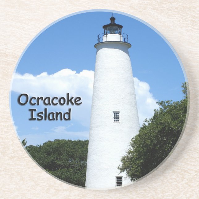 Ocracoke Island Lighthouse Coaster (Front)
