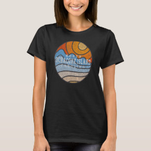 Ocracoke Island NC Summertime Vacationing Stained  T-Shirt