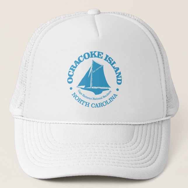 Ocracoke Island (sloop) Trucker Hat (Front)