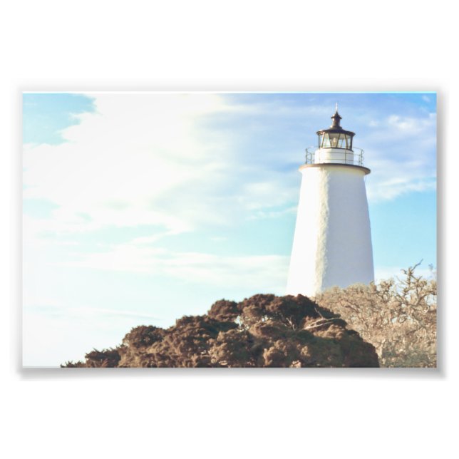 Ocracoke Light. Photo Print (Front)