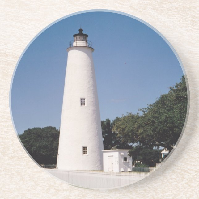 Ocracoke Lighthouse Coaster (Front)