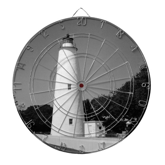 Ocracoke Lighthouse Dartboard (Front)