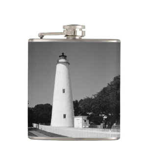 Ocracoke Lighthouse Hip Flask