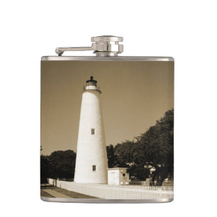 Ocracoke Lighthouse Hip Flask