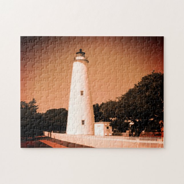 Ocracoke Lighthouse  Jigsaw Puzzle (Horizontal)