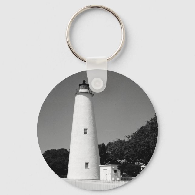 Ocracoke Lighthouse Key Ring (Front)