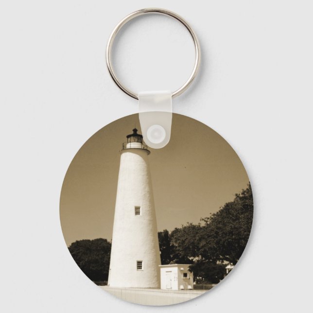 Ocracoke Lighthouse Key Ring (Front)