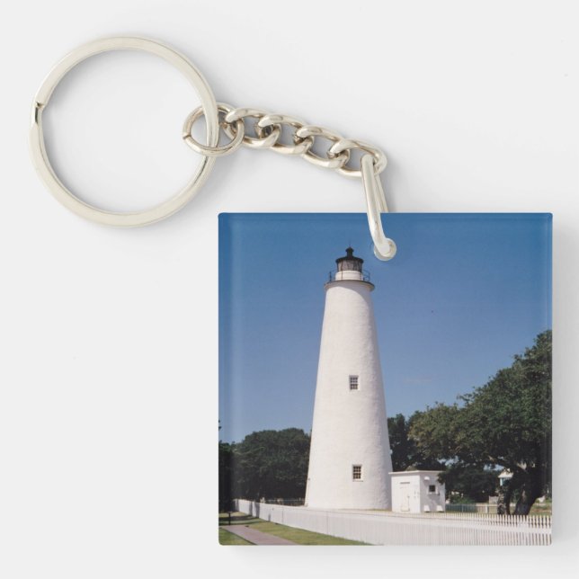 Ocracoke Lighthouse Key Ring (Front)