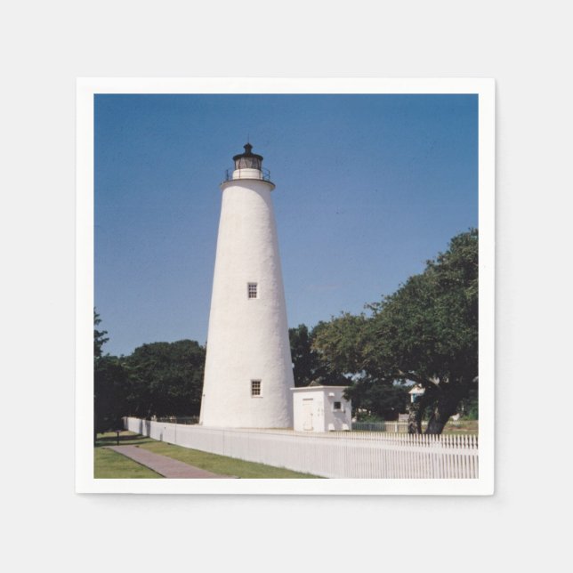 Ocracoke Lighthouse Napkin (Front)