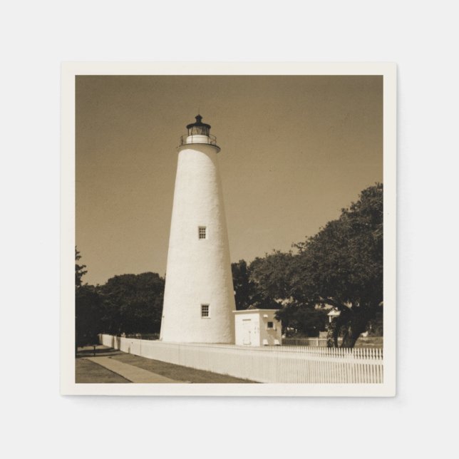 Ocracoke Lighthouse Napkin (Front)