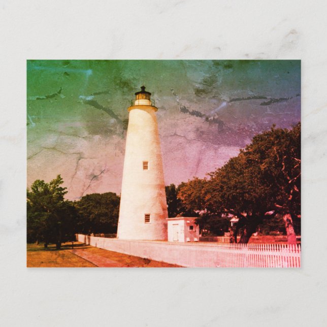 Ocracoke Lighthouse Postcard (Front)