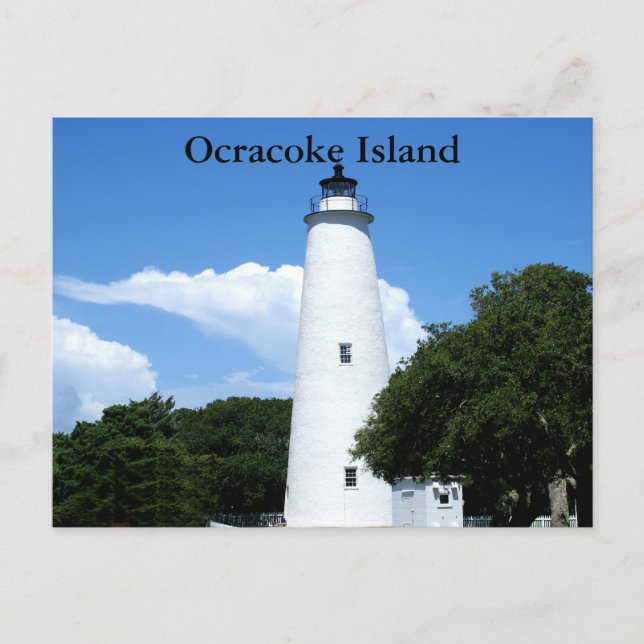 Ocracoke Lighthouse Postcard (Front)