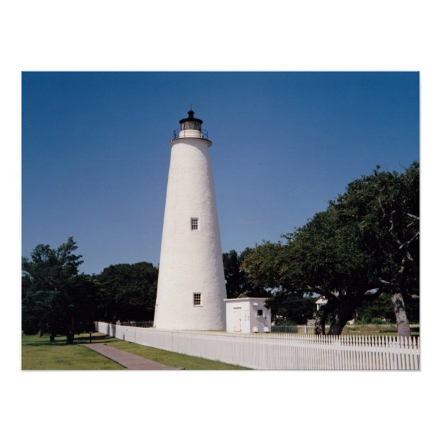 Ocracoke Lighthouse Poster (Front)