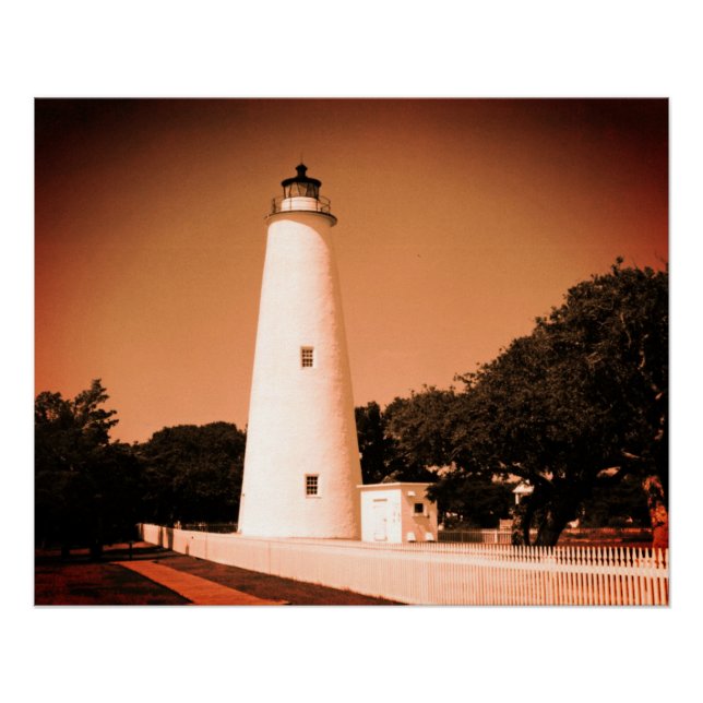 Ocracoke Lighthouse Poster (Front)