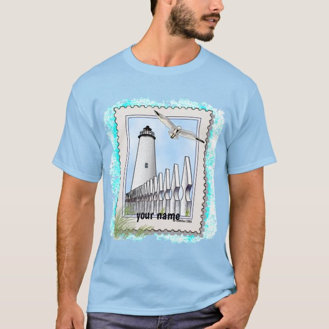 Ocracoke lighthouse  T-Shirt (Front)