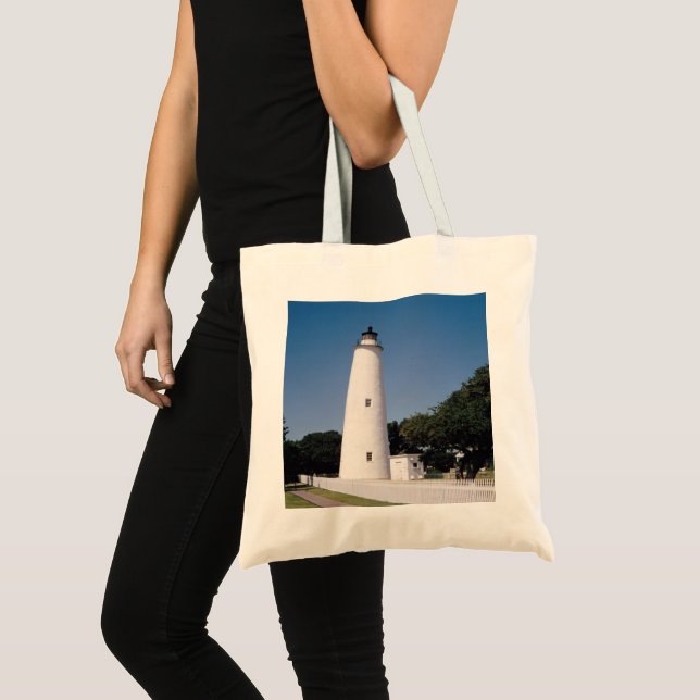 Ocracoke Lighthouse Tote Bag (Front (Product))