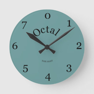 Octal clock live your life in base 8
