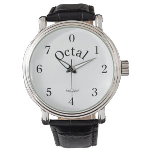 Octal watch live your life in base 8