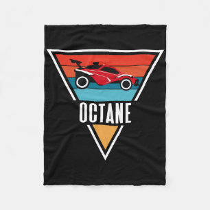 Octane Rocket Soccer Retro Sunset Distressed Graph Fleece Blanket
