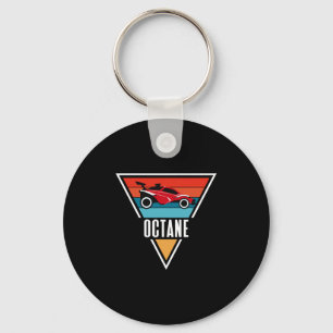 Octane Rocket Soccer Retro Sunset Distressed Graph Key Ring
