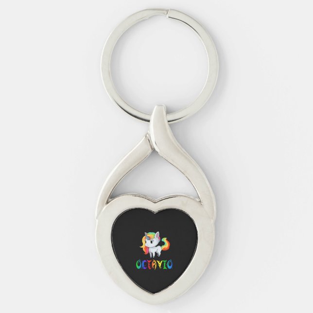 Octavio Unicorn Key Ring (Front)
