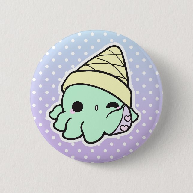 Octi-Cream Pin (Front)
