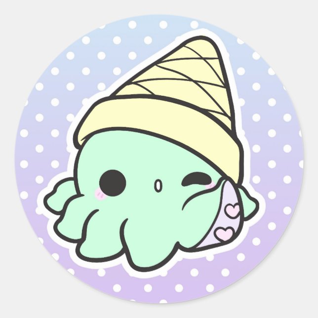 Octi-Cream Sticker (Front)