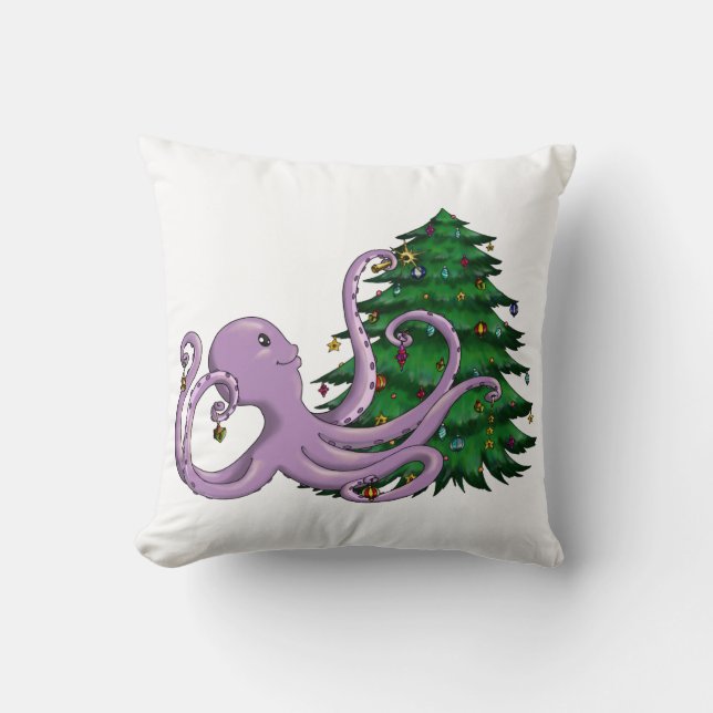 Octi Tree Cushion (Front)