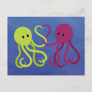 Octo Love Postcard