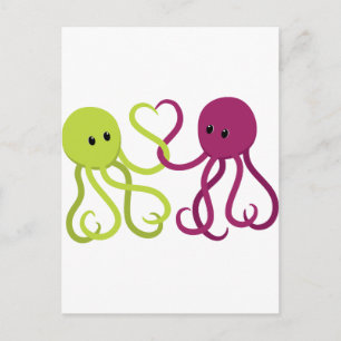 Octo Love Postcard