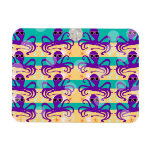 Octo Party Octopus Pattern Magnet
