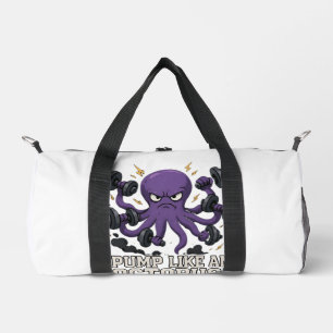 Octo Pump Gym Bag   Angry Octopus Fitness Design