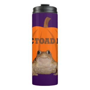 Octoader Halloween Pun With Toad Holiday Fun Thermal Tumbler
