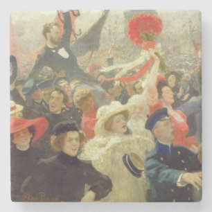 October 17th, 1905 stone coaster