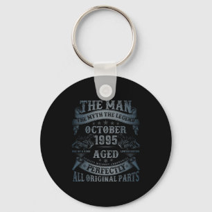 October 1995 30 Year Old Bday For Men 30th Birthda Key Ring