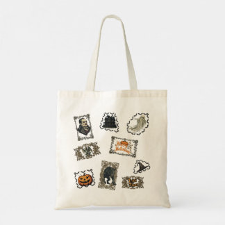 October 31, Happy Halloween Night on a Tote Bag