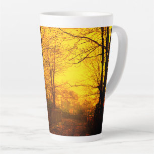 October Afterglow John Atkinson Grimshaw Latte Mug