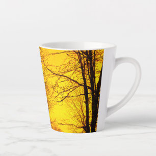October Afterglow John Atkinson Grimshaw Latte Mug