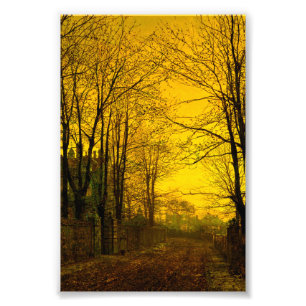 October Afterglow John Atkinson Grimshaw Photo Print