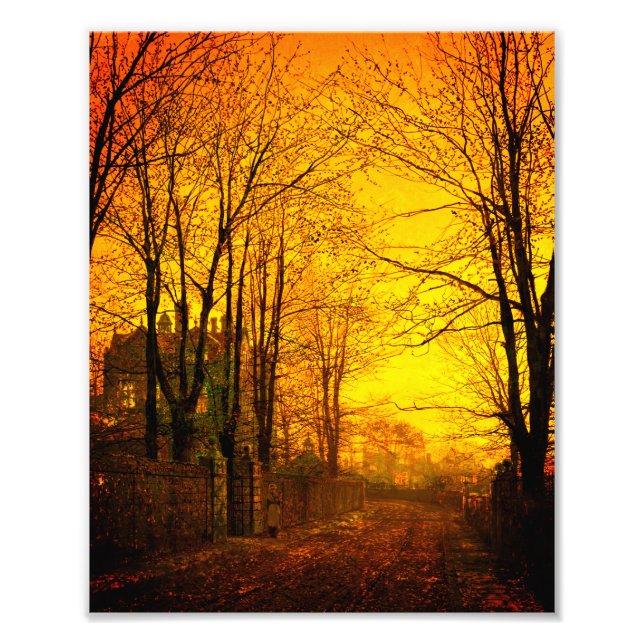 October Afterglow John Atkinson Grimshaw Photo Print (Front)