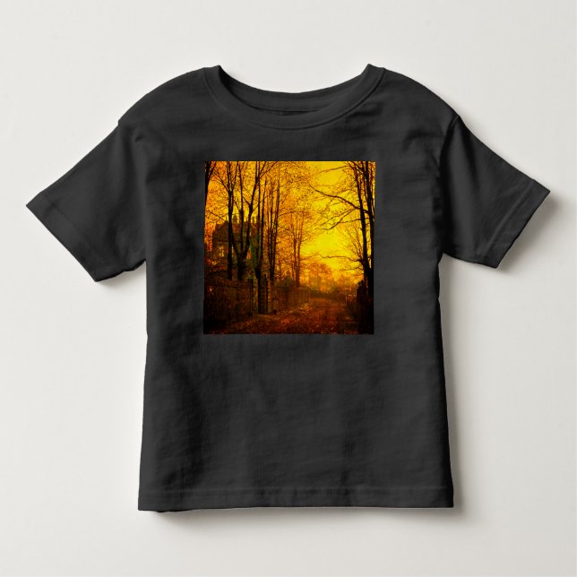 October Afterglow John Atkinson Grimshaw Toddler T-Shirt (Front)