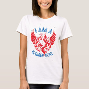 October Angel Birthday present T-Shirt