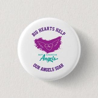 October Awareness Rett Syndrome 3 Cm Round Badge