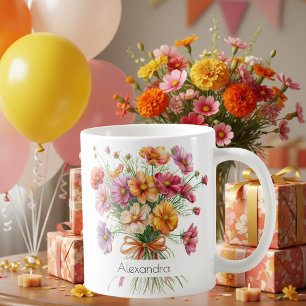 October Birth Flower Mug Marigolds