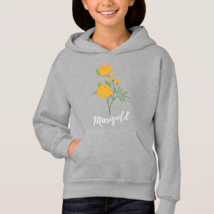 October birthday gift marigold flower vintage