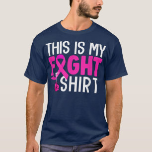 October Breast Cancer Warrior Support Pink Ribbon  T-Shirt