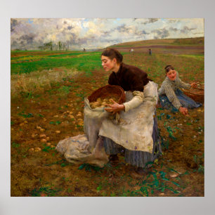 October by Jules Bastien-Lepage (1878) Poster