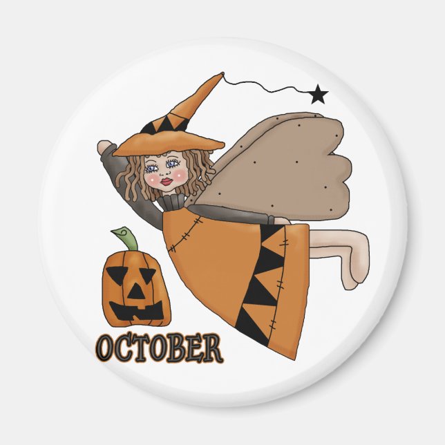 October Fairy Magnet (Front)